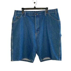 Dickies men's denim jean carpenter Bermuda shorts size 42
